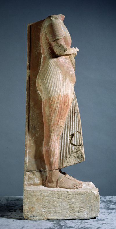 Statue of Akhenaten, side view by Egyptian 18th Dynasty